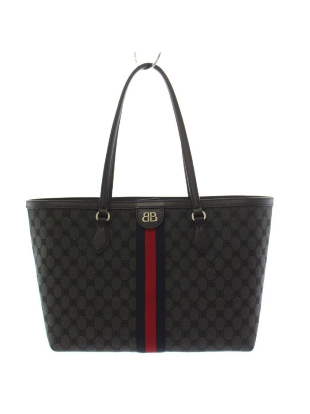 Gucci the Hacker Project Medium Tote Web Stripe Black